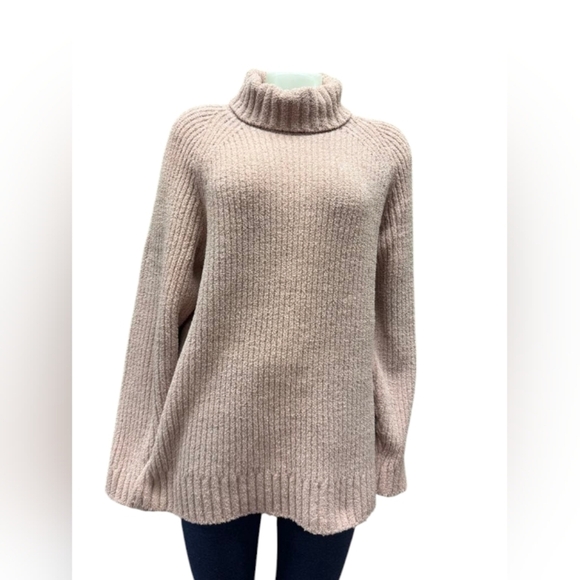 Roots Knit Turtleneck EUC Dusty Rose Longsleeve Size Medium - Picture 6 of 10